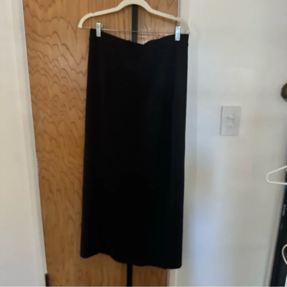 Eileen Fisher midnight straight Skirt women large